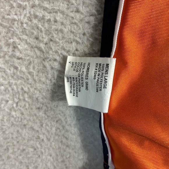 Y2K Starter Reversible Basketball Jersey Men L Blue Orange Sleeveless Vintage - Picture 6 of 8